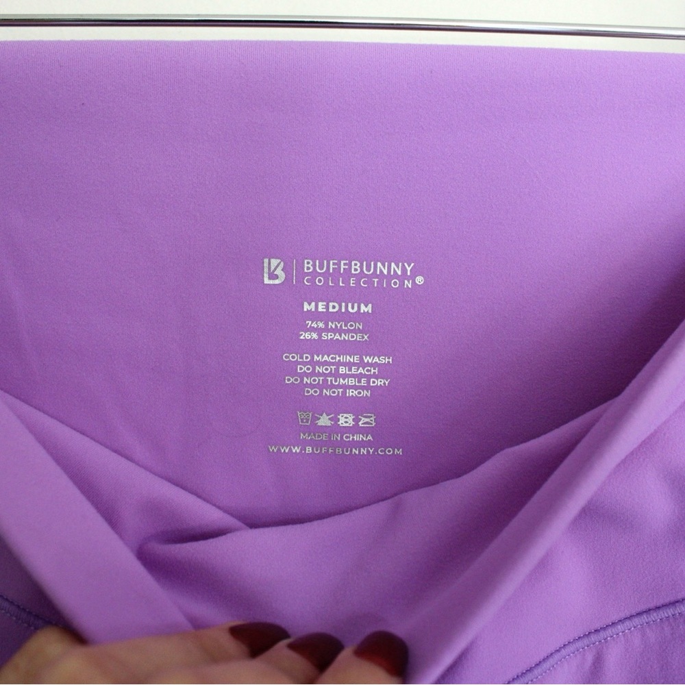 BuffBunny Collection Rosa Pocket Leggings - Picture 5 of 6